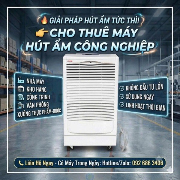 CHO THUÊ MÁY HÚT ẨM CÔNG NGHIỆP KASAMI KD-150 (150 LÍT/NGÀY) – GIÁ SIÊU HẤP DẪN, GIAO MIỄN PHÍ NỘI THÀNH HÀ NỘI